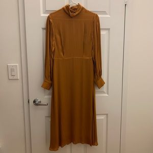 &other stories maxi satin dress